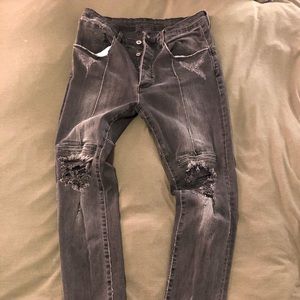 Kollar distressed jeans black 32/32
